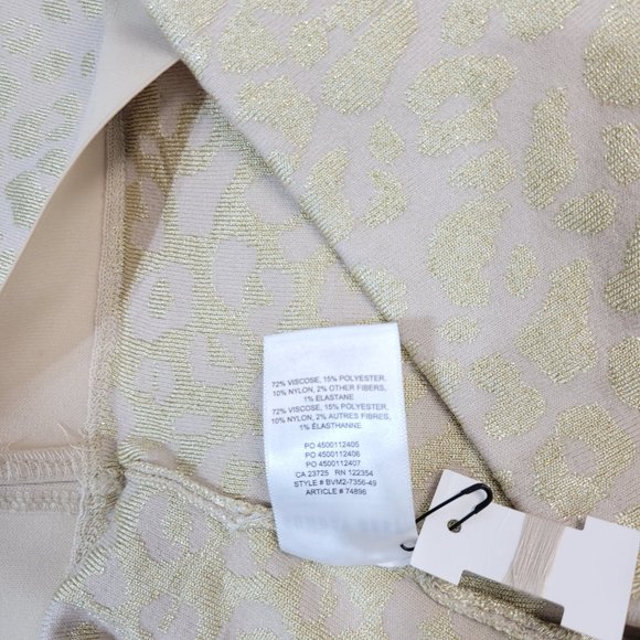 Sunday Best Patterned Women's Midi Skirt Tan - Size Small - Picture 3 of 5